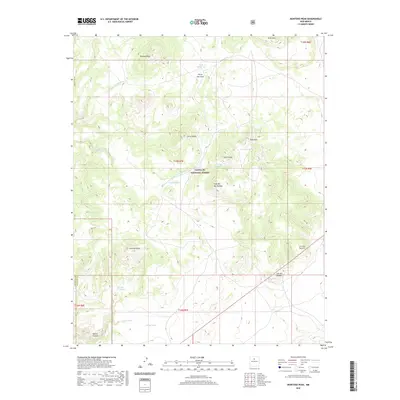 2020 Map of Montoso Peak, 2020 Print