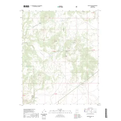 2023 Map of Montoso Peak, 2023 Print