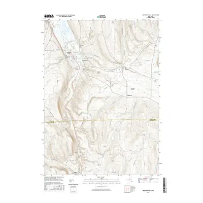 2016 Map of Montour Falls, 2016 Print