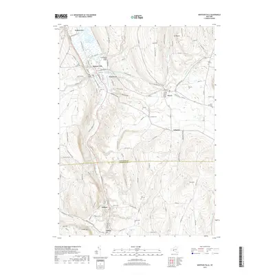 2019 Map of Montour Falls, 2019 Print