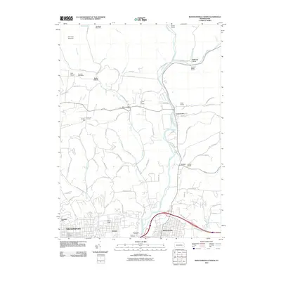 2010 Map of Montoursville North, 2010 Print