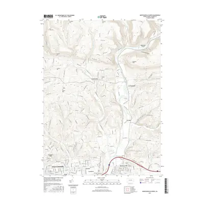 2016 Map of Montoursville North, 2016 Print