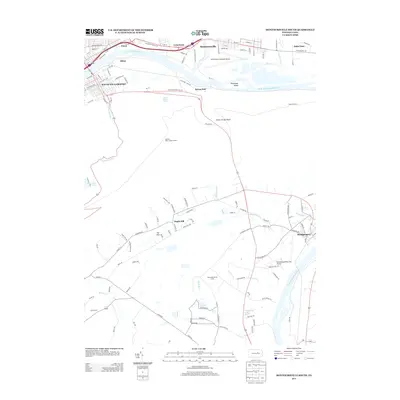 2013 Map of Montoursville South, 2013 Print