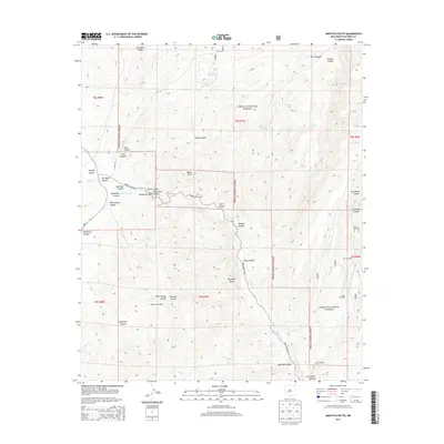 2013 Map of Montoya Butte, 2013 Print