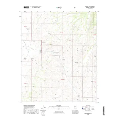 2020 Map of Montoya Butte, 2020 Print