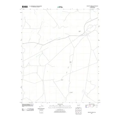 2010 Map of Montoya Point, 2010 Print