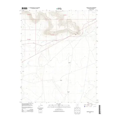 2013 Map of Montoya Point, 2013 Print