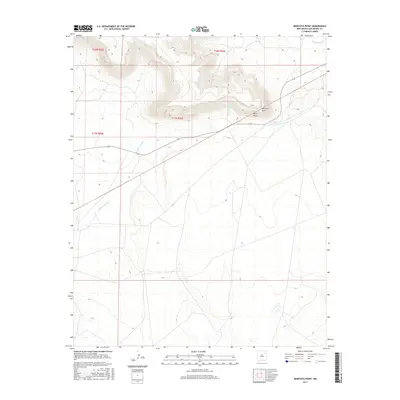 2017 Map of Montoya Point, 2017 Print