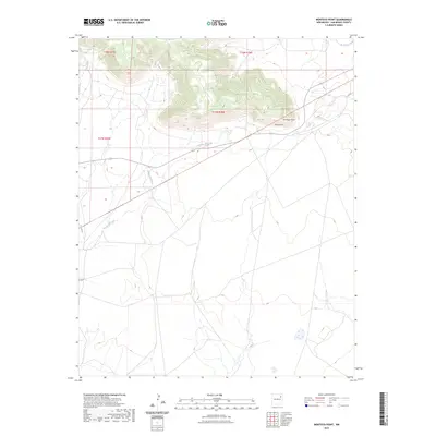 2023 Map of Montoya Point, 2023 Print