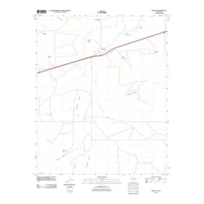 2010 Map of Montoya, 2010 Print