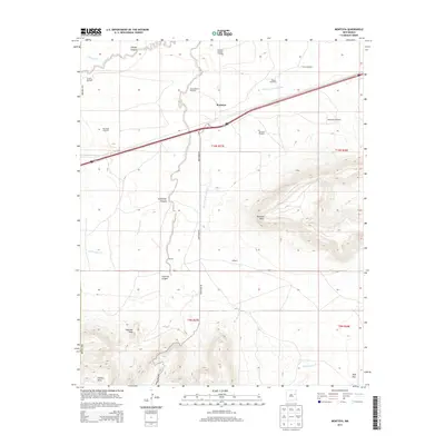 2013 Map of Montoya, 2013 Print