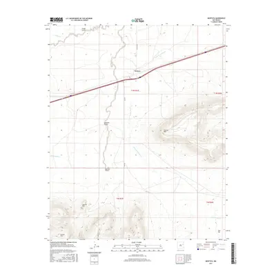 2017 Map of Montoya, 2017 Print