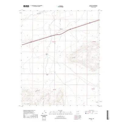 2020 Map of Montoya, 2020 Print