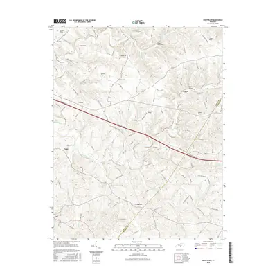2016 Map of Montpelier, 2016 Print