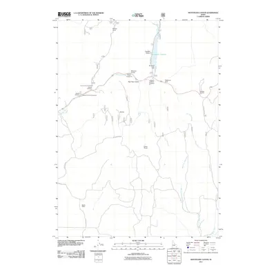 2011 Map of Montpelier Canyon, 2011 Print