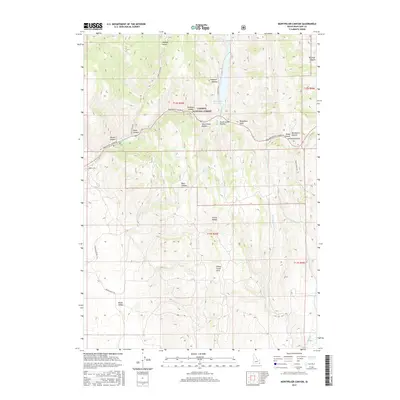 2017 Map of Montpelier Canyon, 2017 Print