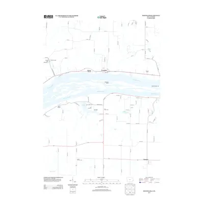 2013 Map of Montpelier, 2013 Print