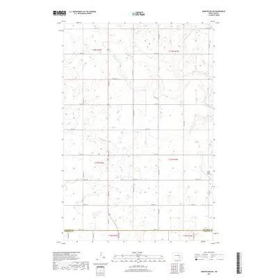 2017 Map of Montpelier NW, 2017 Print