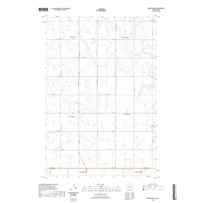 2020 Map of Montpelier NW, 2020 Print