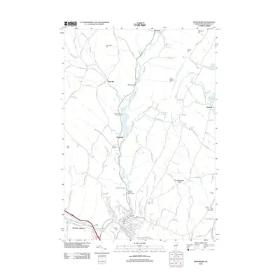 2012 Map of Montpelier, 2012 Print