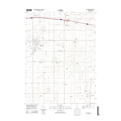2013 Map of Montpelier, 2013 Print