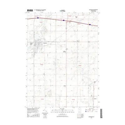 2016 Map of Montpelier, 2016 Print