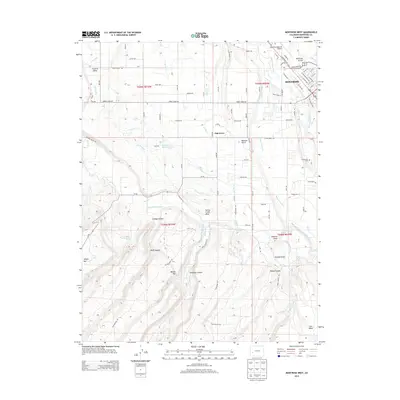 2013 Map of Montrose West, 2013 Print