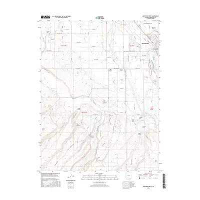 2016 Map of Montrose West, 2016 Print