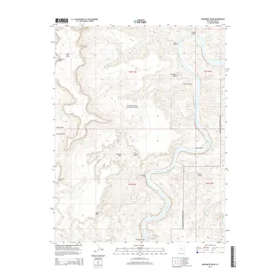 2014 Map of Monument Basin, 2014 Print