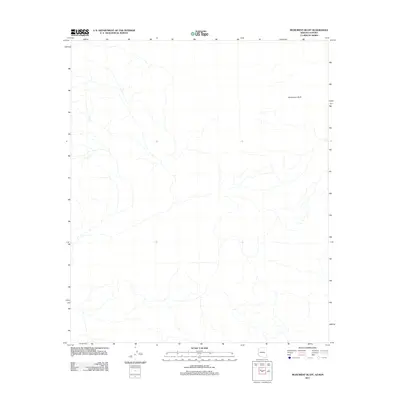 2011 Map of Monument Bluff, 2011 Print