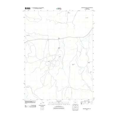 2010 Map of Monument Butte, 2010 Print