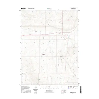 2016 Map of Monument Butte, 2016 Print