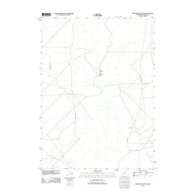 2012 Map of Monument Butte NE, 2012 Print