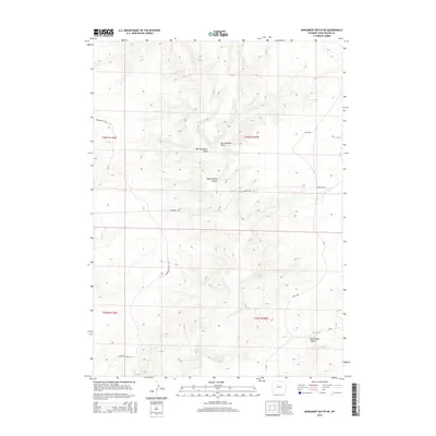 2015 Map of Monument Butte NE, 2015 Print