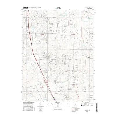 2016 Map of Monument, 2016 Print