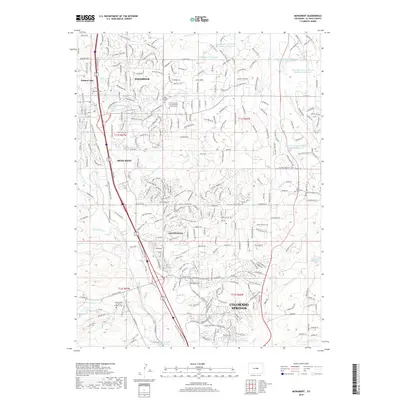 2019 Map of Monument, 2019 Print