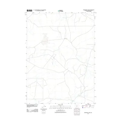 2012 Map of Monument Lake, 2012 Print