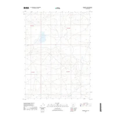 2017 Map of Monument Lake, 2017 Print