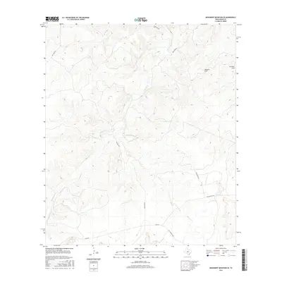2016 Map of Monument Mountain SE, 2016 Print