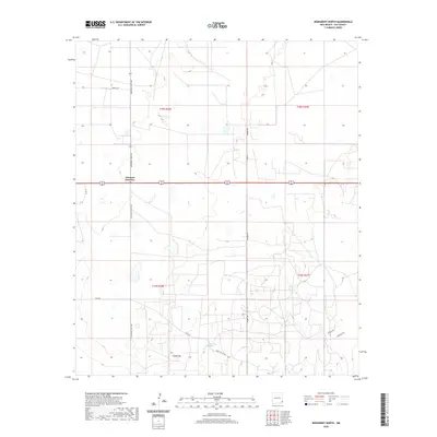 2020 Map of Monument North, 2020 Print