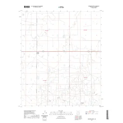 2023 Map of Monument North, 2023 Print