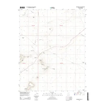 2014 Map of Monument Pass, 2014 Print