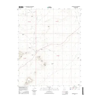 2017 Map of Monument Pass, 2017 Print