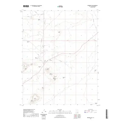 2020 Map of Monument Pass, 2020 Print