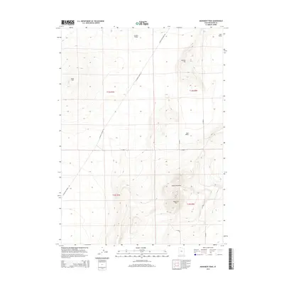 2014 Map of Monument Peak, 2014 Print