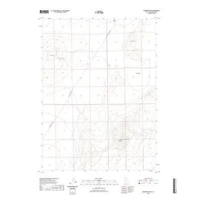 2020 Map of Monument Peak, 2020 Print