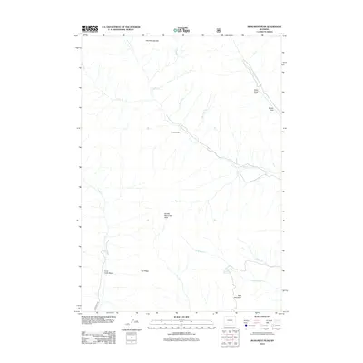 2012 Map of Monument Peak, 2012 Print