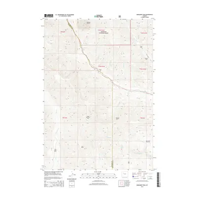 2015 Map of Monument Peak, 2015 Print
