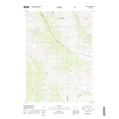 2018 Map of Monument Peak, 2018 Print