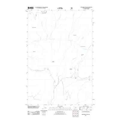 2011 Map of Monument Peak, 2011 Print